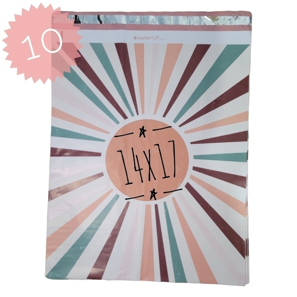 30PK of BOHO ☀️SUN☀️PRINT  POLY MAILERS🌅 - Picture 4 of 10